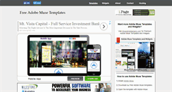 Desktop Screenshot of musetemplatesfree.com